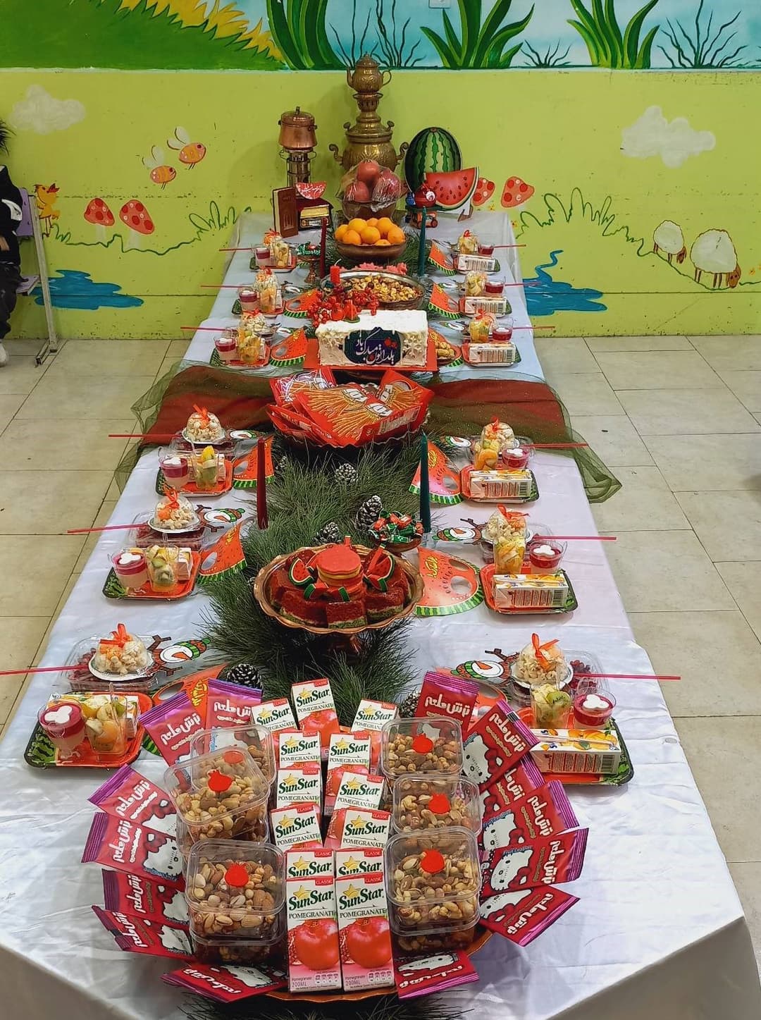 جشن یلدا دوره پیش دبستانی