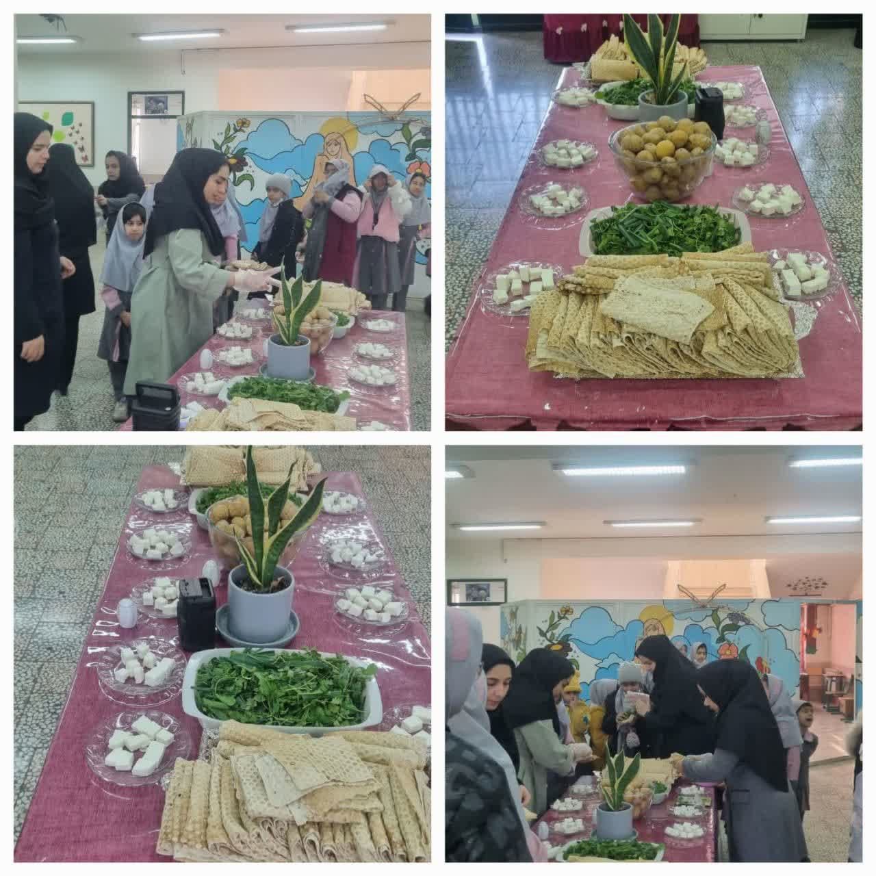 سه شنبه های مهدوی همراه با پذیرایی صبحانه مهمان سرکار خانم عامری نژاد آموزگار