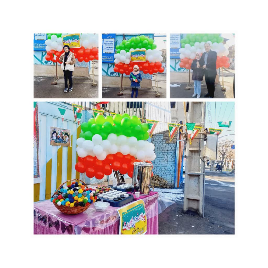 برپایی جشن انقلاب ۲۲ بهمن ۱۴۰۳ با همراهی دانش آموزان ؛مدیر و معاون پرورشی مدرسه صالحین تشکر ویژه از دخترای گلمون که در این حماسه انقلابی شرکت کردند